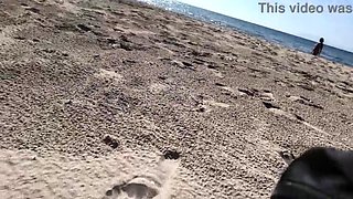 Big Tit Beach Babe Gets Toyed by a Stranger!