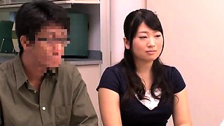 Stacked Asian wife has a perverted doctor plowing her cunt
