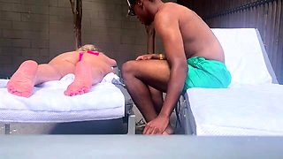 Cory Strokes - Pool Day with Flight Attendant Fiona