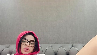 Hijab Masturbation with Big Ass