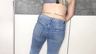 masturbation multiple orgasms i cum standing twice fingers clitoris satisfyer wet trembling twitch moaning horny
