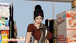 Indian Shop Worker Vijay Diya Porn Hardcore Blowjob Cheating Boss 4K
