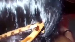 Sri Lankan Wifes Blowjob And Face Cumshot