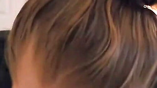 Goodlooking Girl with Good Throat Swallows