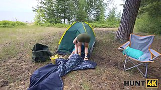 Hunt4k. kinky boy found red haired slut in the woods and banged her roughly