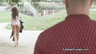 Public Cunt Flashing Latina Babe Big Cocked