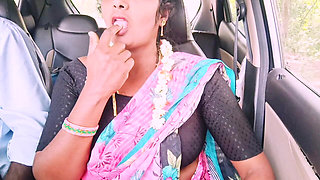 Desi Bhabi Betrays Her Husband by Going on Secret Long Drives with His Younger Stepbrother