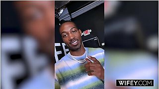 Stunning Hotwife Amy Lynne Holds Hubby-to-bes Hand As She Takes A Huge Bbc - Hollywood Cash