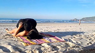 Caught Couple on the Beach
