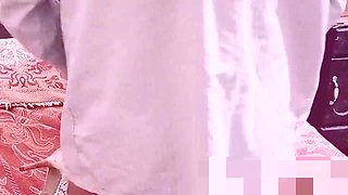 Making a passive crossdresser squeal in couch