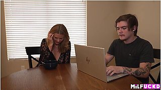 Mature Cougar Reya Lovenlight Seduces Her Boyfriends Stepson