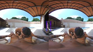 PURITYVR Perversions in public pool with Izadora