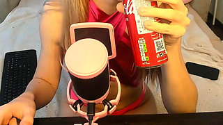 ASMR food slave lipstick