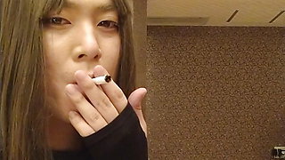 Japanese cd smoking cigarette