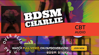 BDSM Charlie Explores CBT and gets punished with the cum bag