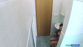 A Doctor Gives A Busty Patient The Fucking She Needs In The Toilet - Valentina Ricci
