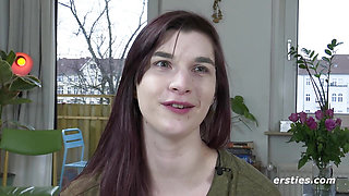 Ersties - Jade feels herself, touches herself and comes with feeling