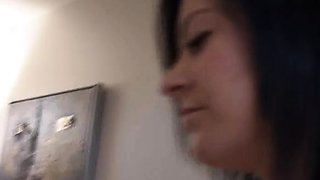 Naughty blonde femdom fetish hottie rams ass with strapon