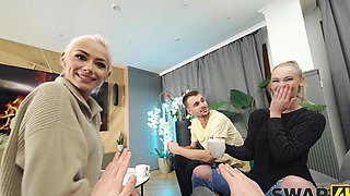 Czech guy Charlie Dean fucked his hot wives in a steamy threesome