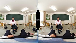 Japanese hairy teen vr video