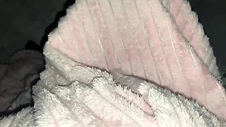 Daughter-in-law climbed under the blanket to her stepparent to give him a sucky-sucky and then poke