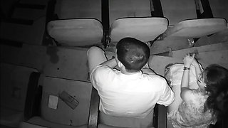 Horny College Lovers Romance In Theatre