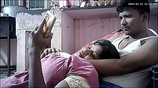 Sensual ass motion with natural tits of Indian housewife