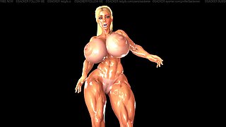 Cartoon fitness MILF amazing porn movie