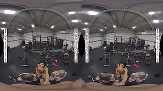 VR GROUP SEX IN THE GYM WITH DOLLY LEIGH, EMILY WILLIS & EMMA STARLETTO