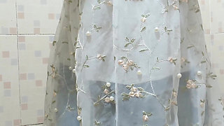 Sassy Riya #1 Bathroom Show Sexy Bra