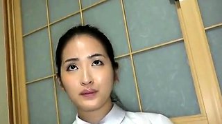 Tied up japanese teen toyed rough in trimmed pussy