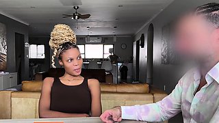 This EBONY TEEN said she was camera shy