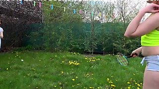 Two Hot Babes Having Fun In Wild Foursome