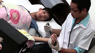 Asian twink gets smashed by doctor