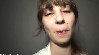 Luna Dark's amateur clip by Public Agent