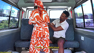 Granny Ass Destroyed by a BBC in Driving Van