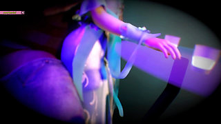 Animated Enchantment: Beauty of the Bigtits Goddess - 3D Animation