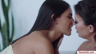 Caught my horny babysitter having phone sex