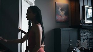 Small tits action with winning Chad White and Kira Noir from MissaX
