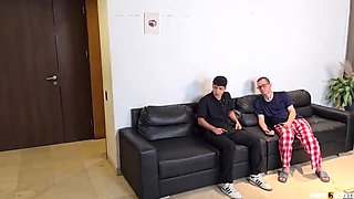 Step Brother Fucks Step Mom and Step Daughters - Family Threesome Creampie