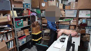 Blonde bombshell Alyssa and hunky Justin heat up the office in this steamy reality show