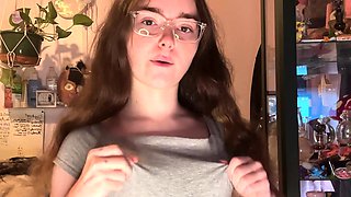 Cute teen anne solo anal masturbation