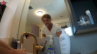 Stepson Seduced in the Bathroom