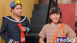 Petite Latina teen gets her tight ass destroyed by big dick in public