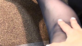 Black Amateur Explore Hot Foot Fetish