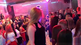 Horny girls get entirely wild and stripped at hardcore party