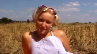 German Amateur Teen Solo Female Outdoor Blonde