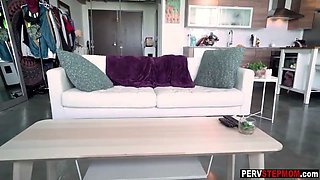 Tighty MILF stepmom swallowed a nasty stepsons big dick