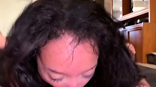 Alexis Tae Fucks the Pool Guy, Gets Roughly Face Fucked