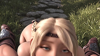 Astrid Hofferson How to Train Your Dragon 3D cartoon sex animation